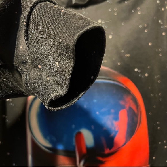 AMONG US black Hoodie Sweatshirt Hoody top Kid’s MEDIUM boy girl EUC Fun - Picture 4 of 7